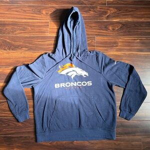 Nike NFL Denver Broncos Women’s Large Navy Hoodie